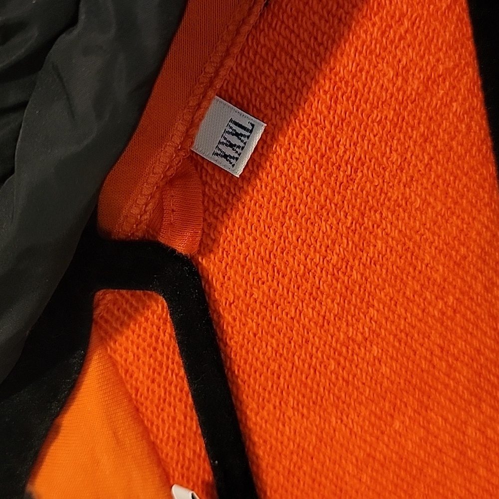 Moncler Off White Rare Orange Hoodie Jacket xxxl - Picture 16 of 16